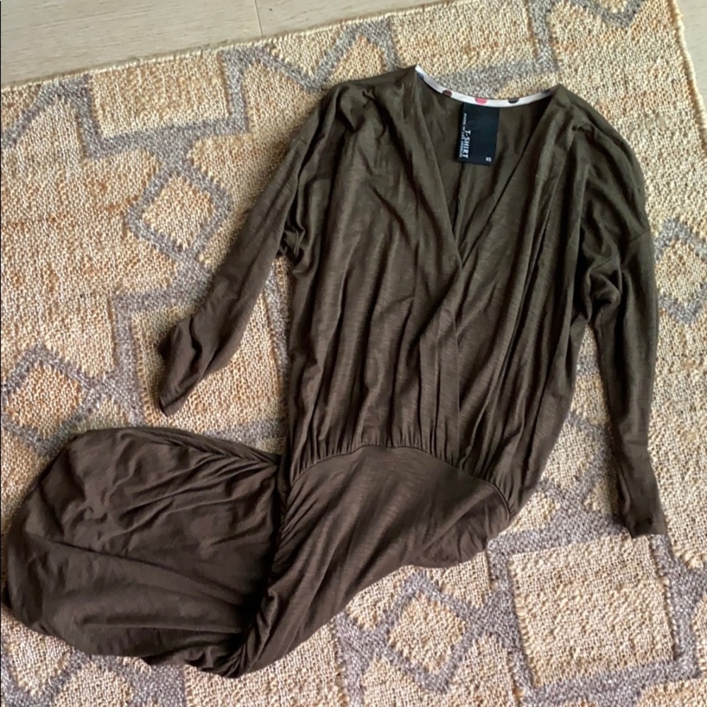 Anthropologie fitted T-Shirt dress